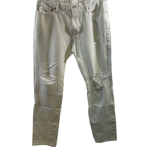 Abercrombie & Fitch NWT White Rustin Athletic Slim Stretch Size 32X32 - Picture 1 of 9